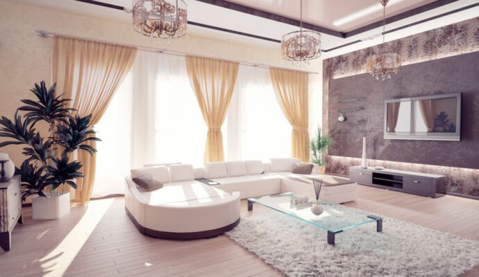 Living room in a private house